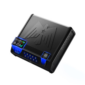 Gun Safe for Pistols - 3 Ways Unlock (Fingerprint/Digital PIN/Key) with Quick Access, LCD Temperature & Humidity Display, Solid Steel Safe for Home, Nightstand, Bedroom, Car and Cloakroom